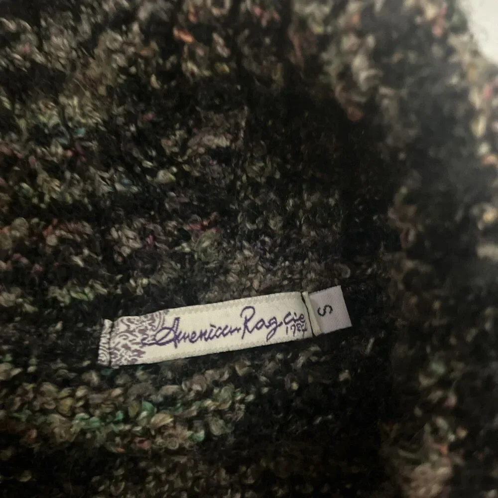 Rag Off The Shoulder Grunge Fairy goblin core sweater Small